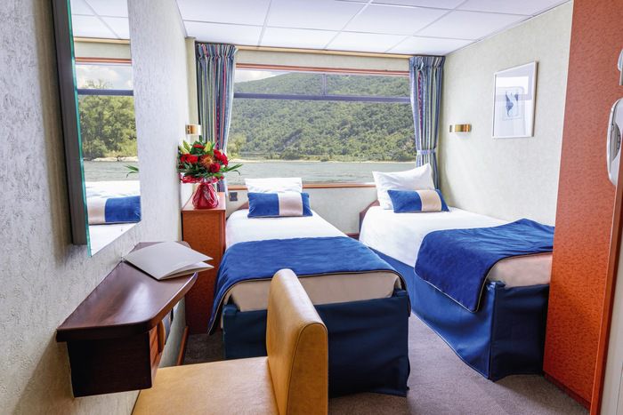 Upper Deck 2 Single Bed Accessible Cabin CAT. B